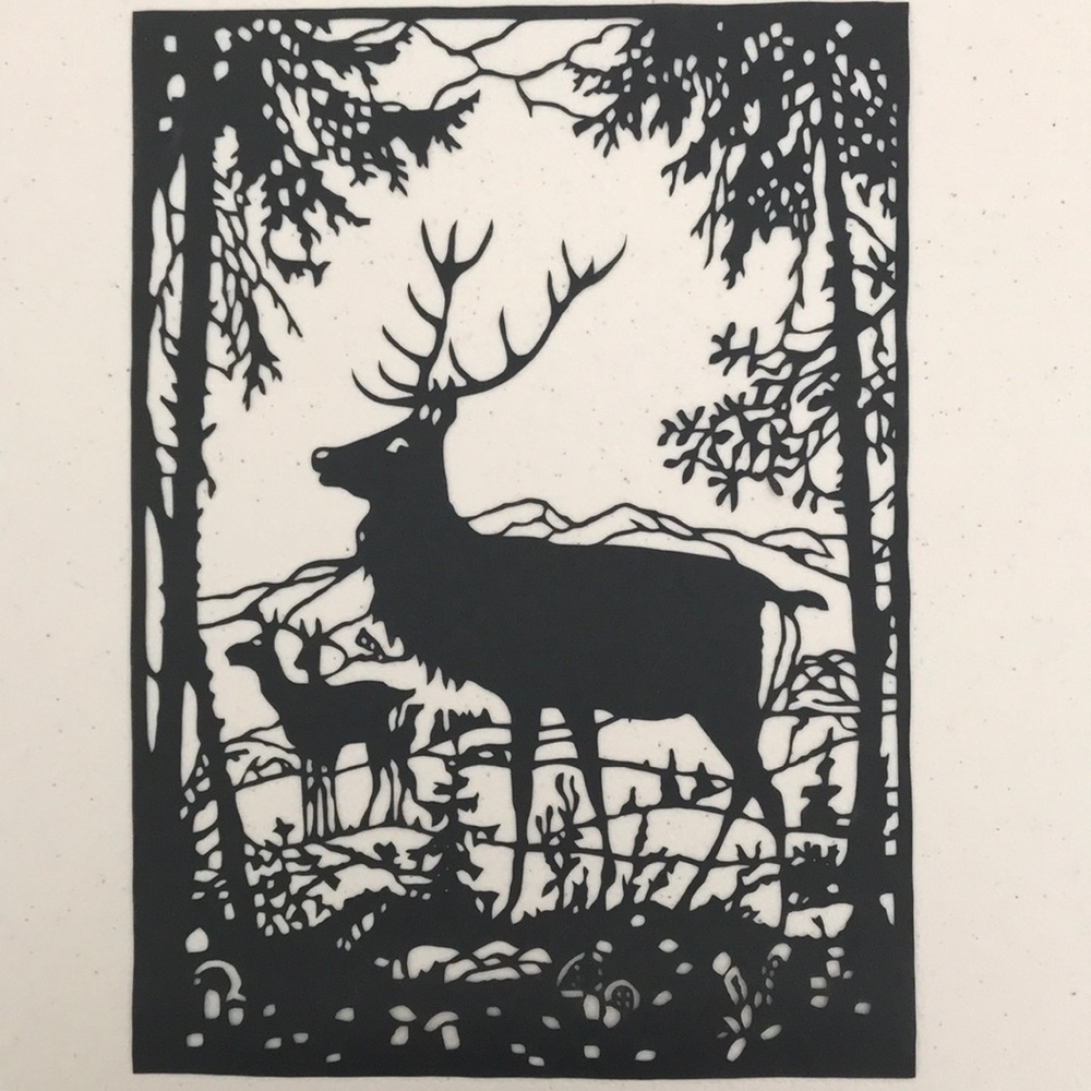 💖 Handmade PaperCut Silhouette Scherenschn…